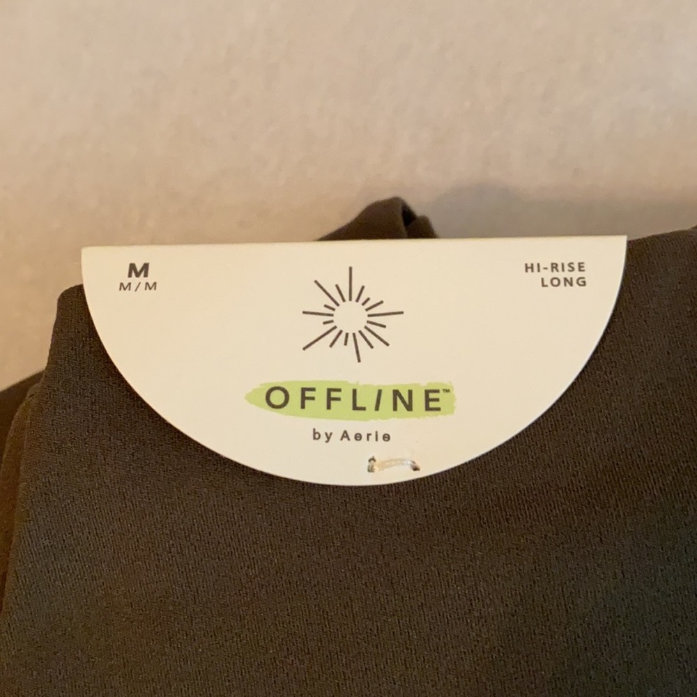 Aerie OFFLINE Real Me High-Waisted 7/8 Leggings Size Medium Long - Picture 4 of 9